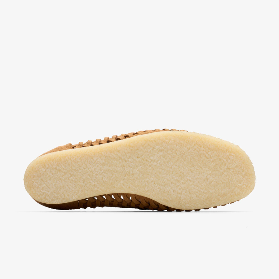 wallabee ローファー ウィーブ - タン スエード